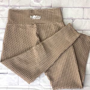 Booty by Brabants LBL No Filter Full Length Leggings Tan Color One Size